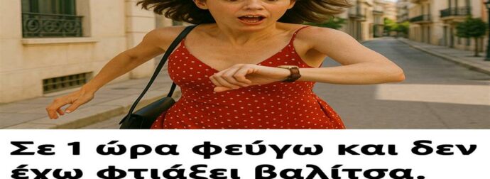 Σε 1 ώρα φεύγω και δεν έχω φτιάξει βαλίτσα. Τι ζώδιο είμαι;