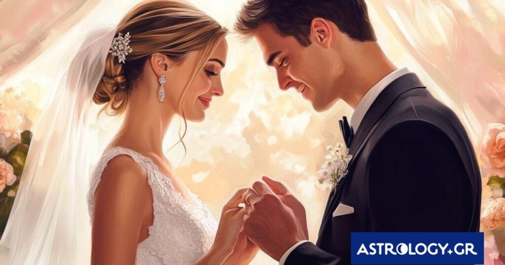 Πώς φαίνεται ο γάμος σε έναν γενέθλιο χάρτη;