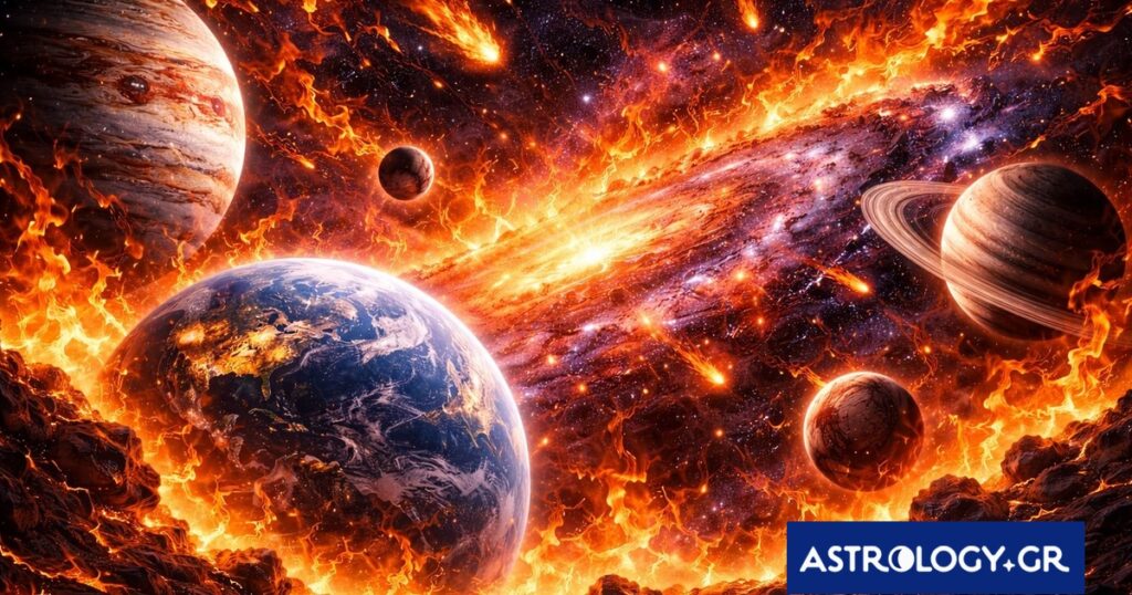 Το Σύμπαν «παίρνει φωτιά»: Η σπάνια συγκέντρωση 6 πλανητών στον Κριό!